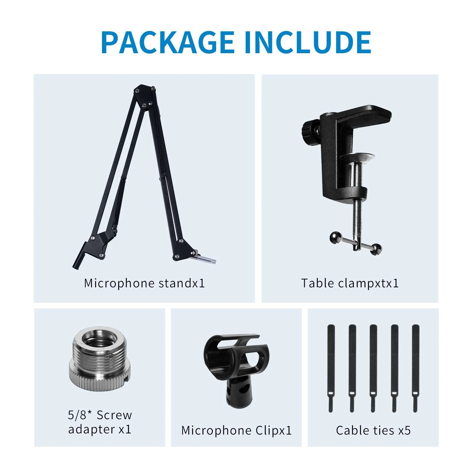 FEELWORLD AMS1 MICROPHONE BOOM ARM- 3