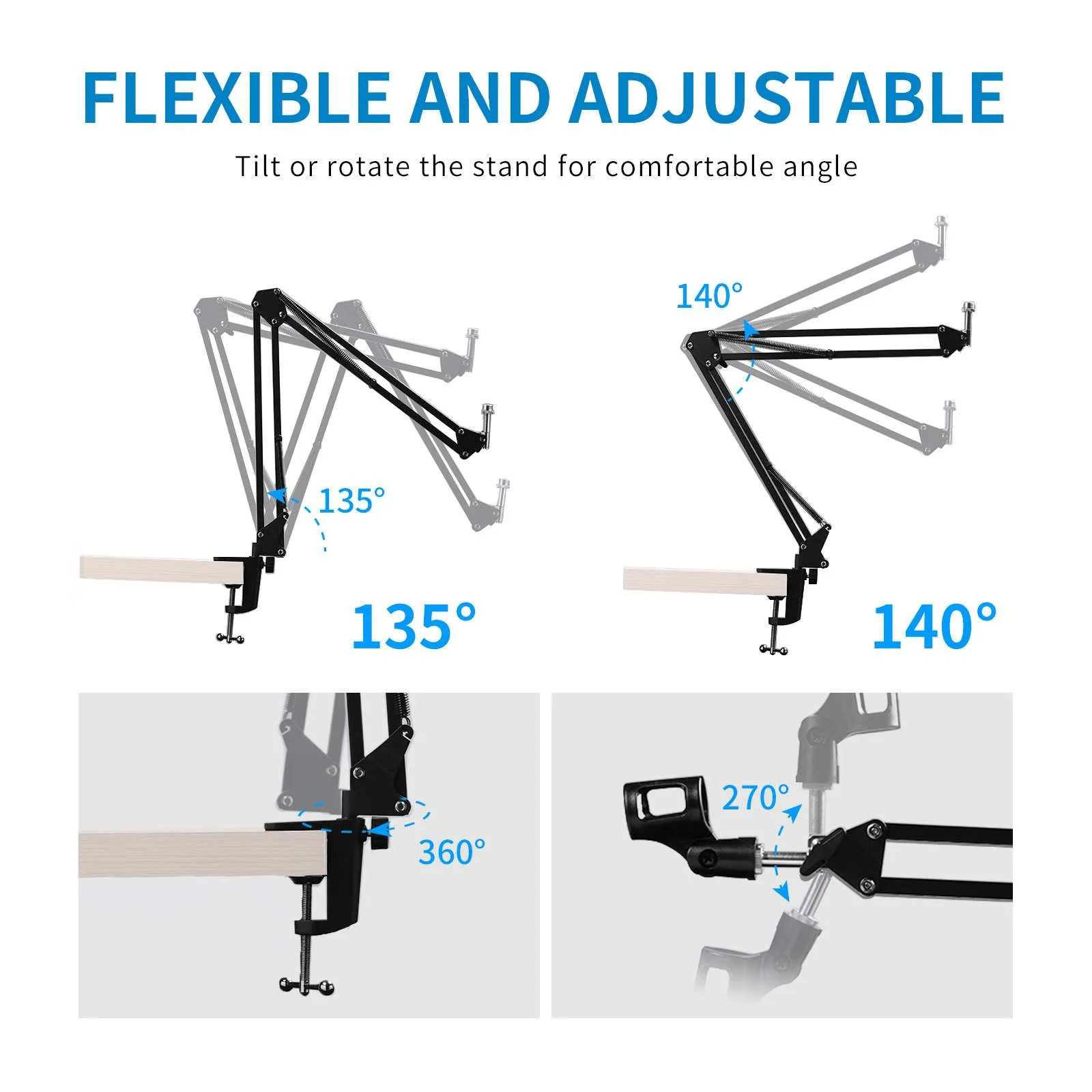 FEELWORLD AMS1 MICROPHONE BOOM ARM- 2