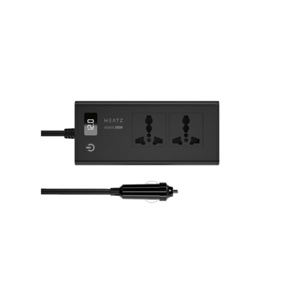 HEATZ 6IN1 ZC620 200W CAR INVERTER- 1