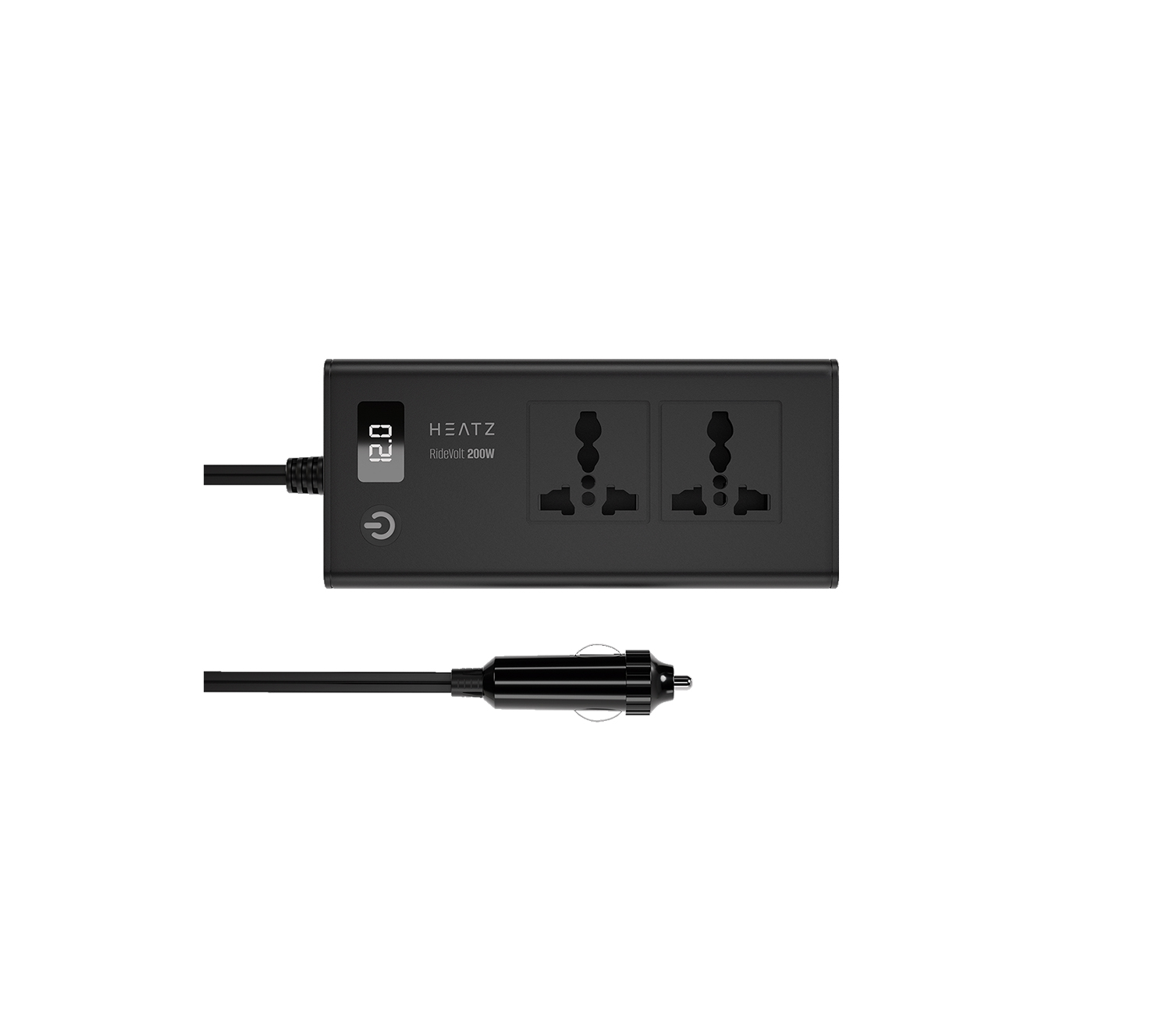 HEATZ 6IN1 ZC620 200W CAR INVERTER- 1