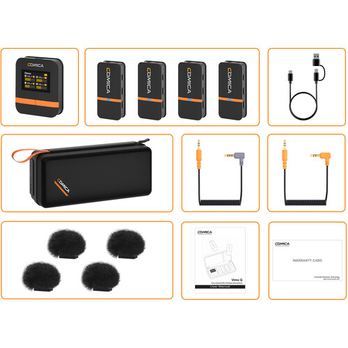COMICA AUDIO VIMO Q MINI 4-PERSON WIRELESS MICROPHONE- 3