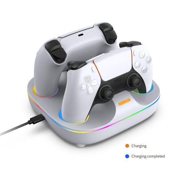 DOBE TP5-35115 PS5 RGB DUAL CHARGING STAND- 1