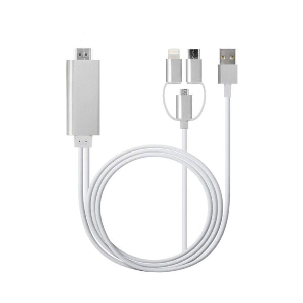 HEATZ ZT57 3IN1 USB TO HDMI HDTV CABLE- 1