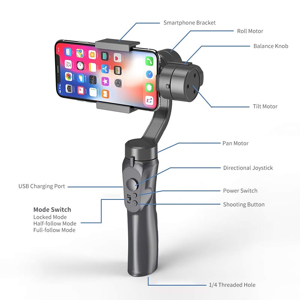 H4 HANDELD SMARTPHONE GIMBAL- 2