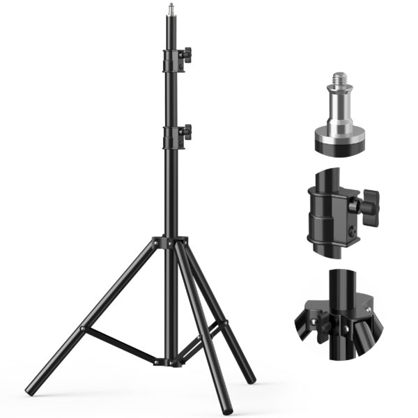 TRIOPO D-280 HEAVY DUTY LIGHT STAND-BLACK- 1