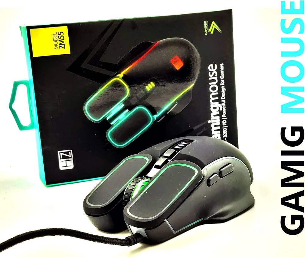 HEATZ GAMING MOUSE WIRED ZM55- 1