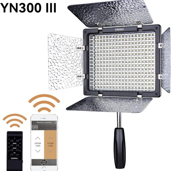 YONGNUO YN300 III ON TOP CAMERA LIGHT- 1