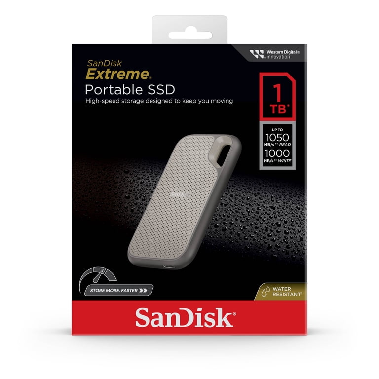 SANDISK EXTREME PORTABLE SSD 1TB 1050 MB/S- 2