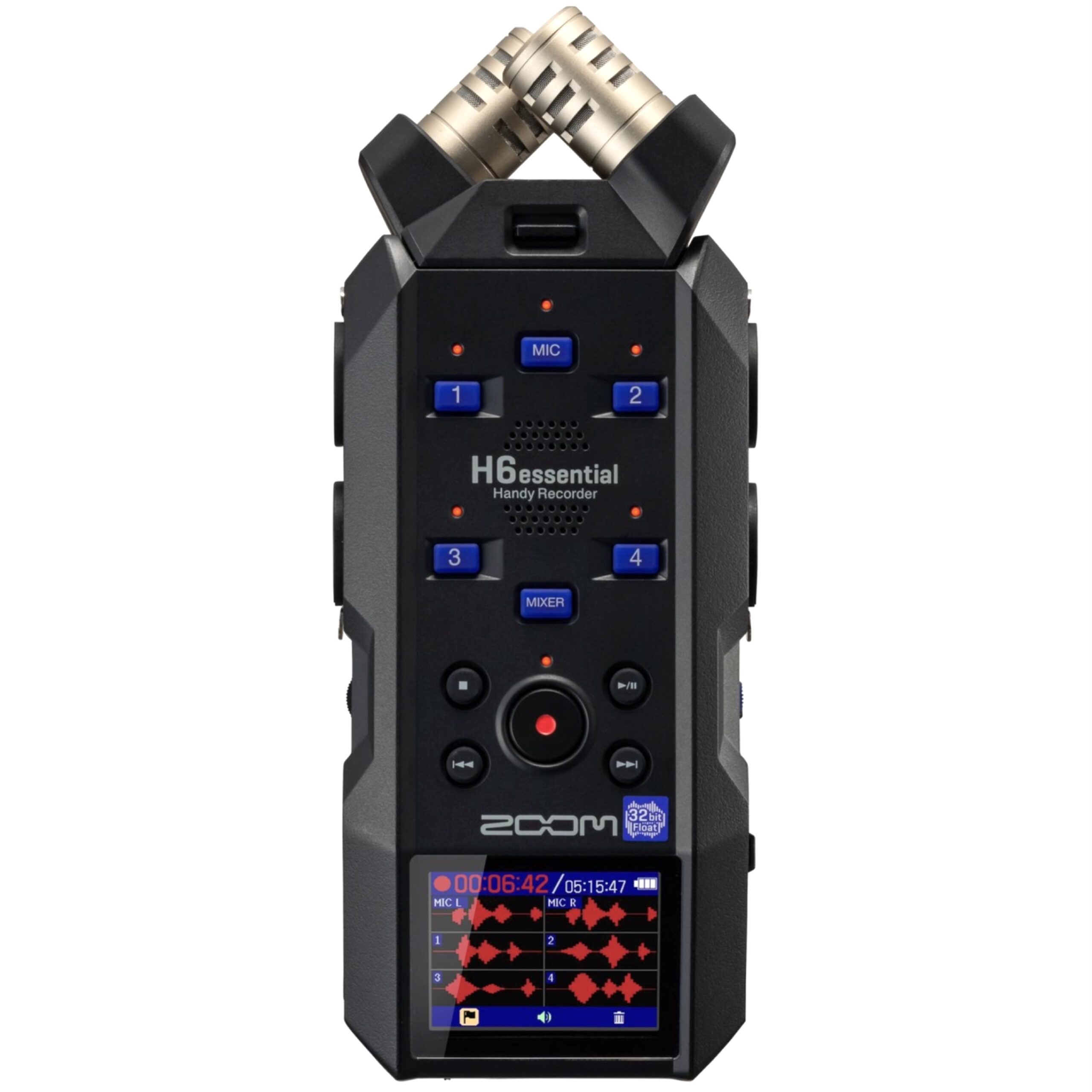 ZOOM H6 ESSENTIAL 32-BIT FLOAT HANDY RECORDER- 1