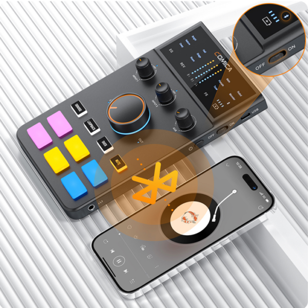 COMICA ADCASTER C1 STREAMING SOUNDCARD- 1