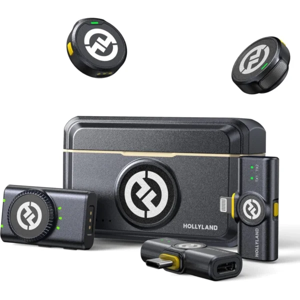 HOLLYLAND LARK M2 WIRELESS MICROPHONE COMBO- 1
