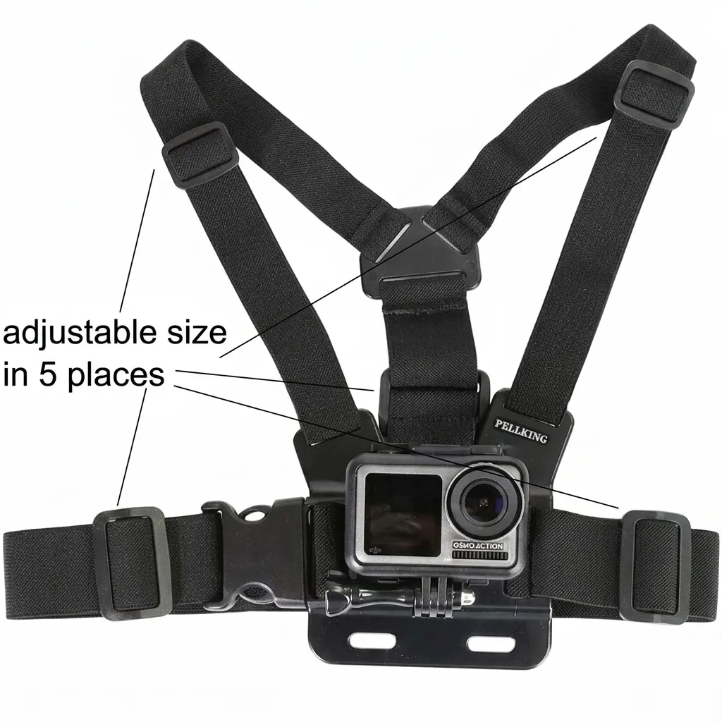 CHEST MOUNT HOLDER FOR SMARTPHONE & ACTION CAMERA- 2