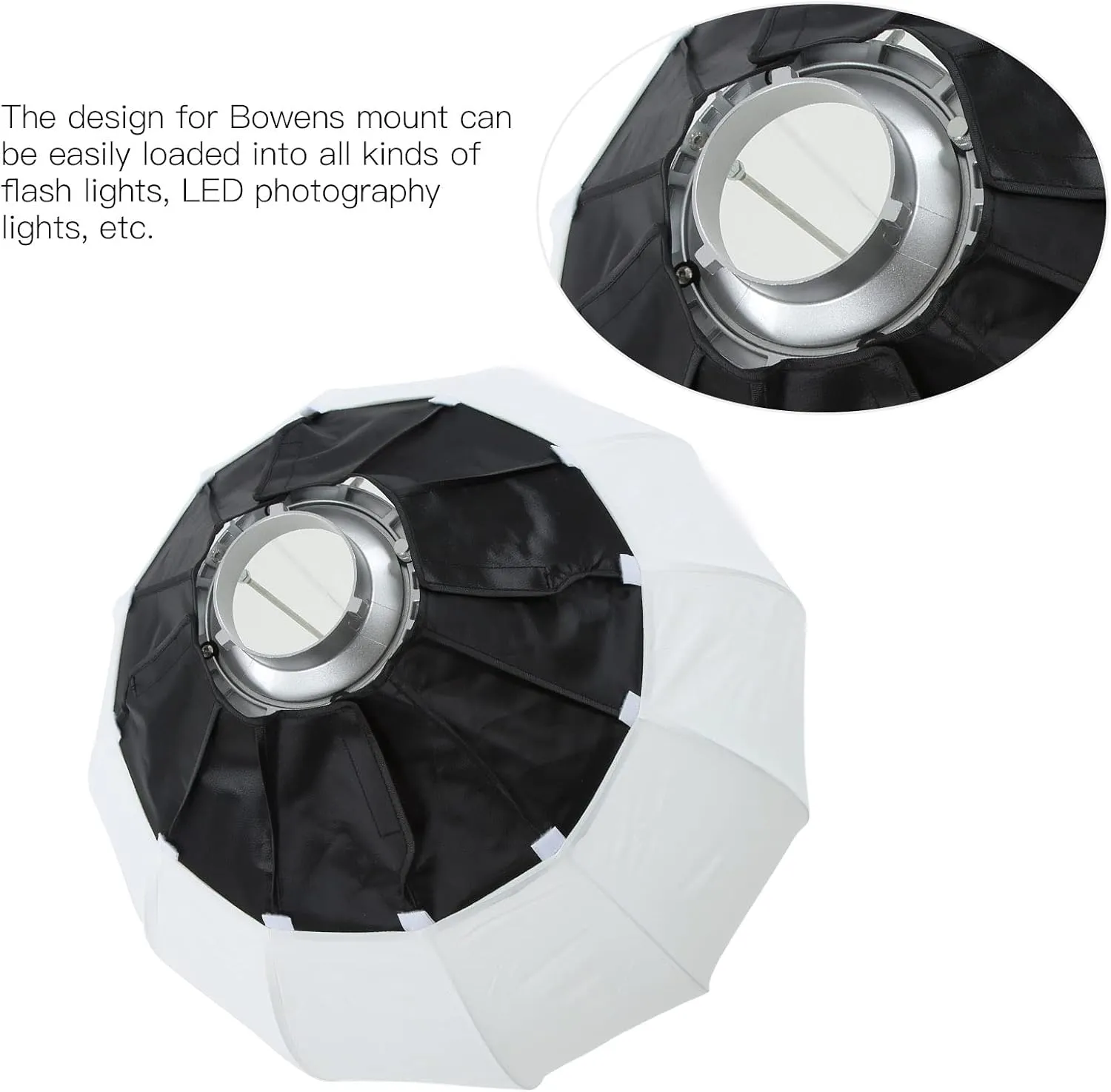 FOLDABLE 65CM LANTERN SOFTBOX- 2
