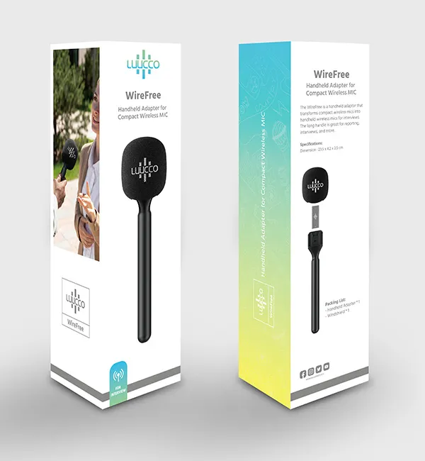 LUUCCO HANDHELD WIREFREE WIRELESS MICROPHONE ADAPTER- 3