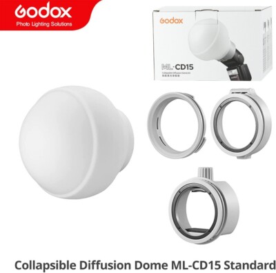 GODOX DIFFUSION DOME KIT ML-CD15 FOR V1 AD200 AD400PRO ML60- 1